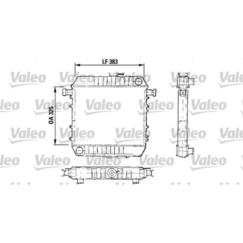 Chladič motora VALEO 730150
