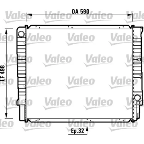 Chladič motora VALEO 732369
