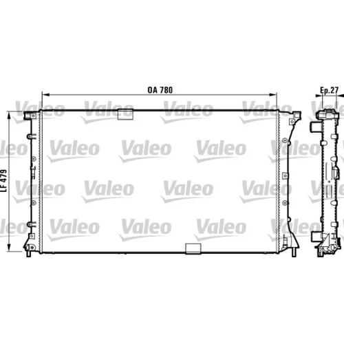 Chladič motora VALEO 732911