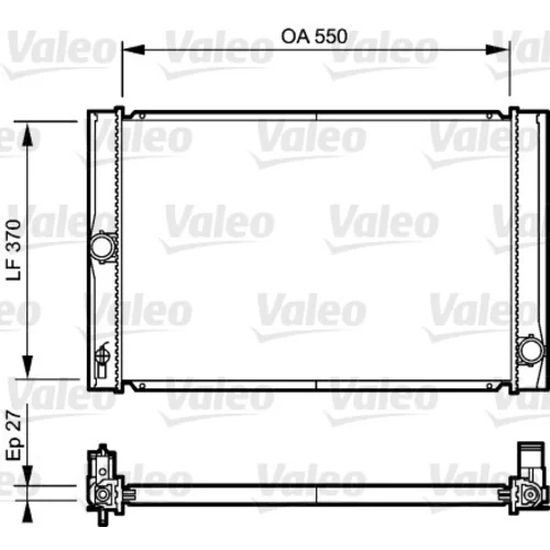 Chladič motora VALEO 735213
