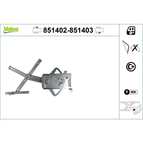 Mechanizmus zdvíhania okna VALEO 851402