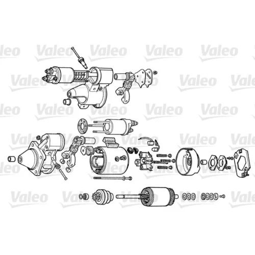 Štartér D8E157 /VALEO/