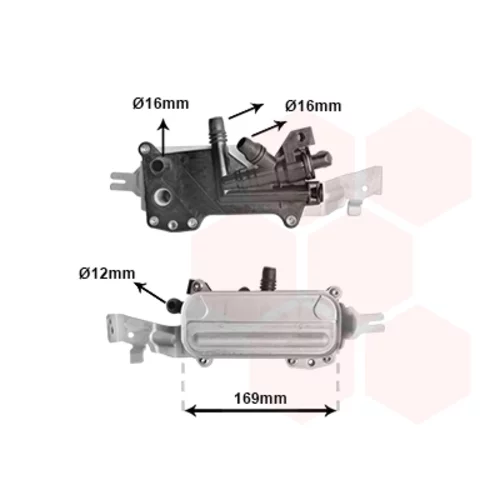 Chladič oleja automatickej prevodovky 06013710 (VAN WEZEL)