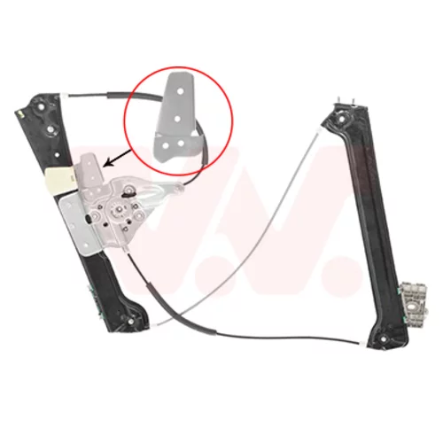Mechanizmus zdvíhania okna VAN WEZEL 0660263