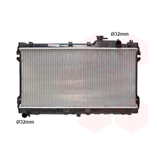 Chladič motora VAN WEZEL 27002087