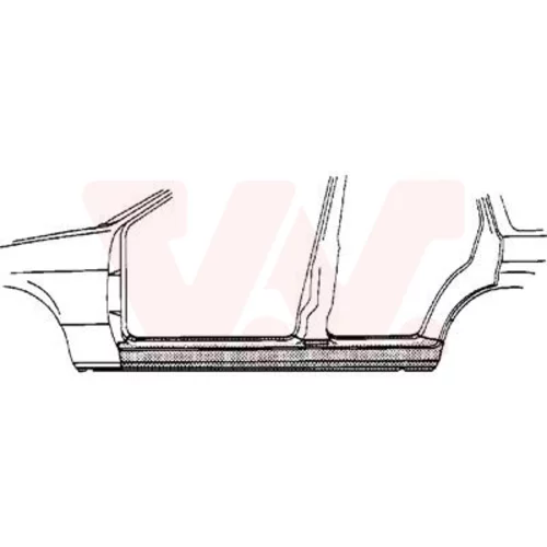 Nástupný plech VAN WEZEL 3715103