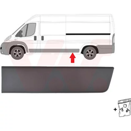 Ozdobná/ochranná lišta bočnej steny VAN WEZEL 4064415