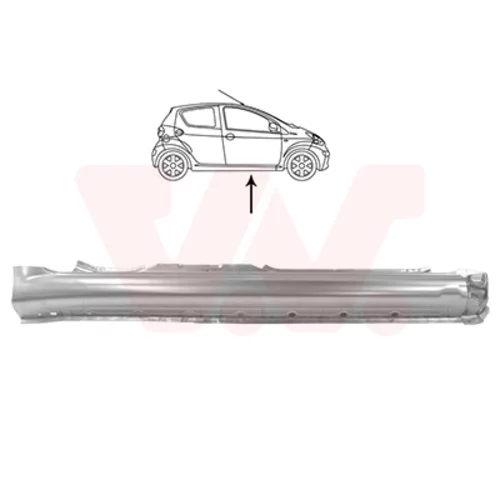 Nástupný plech VAN WEZEL 5403104