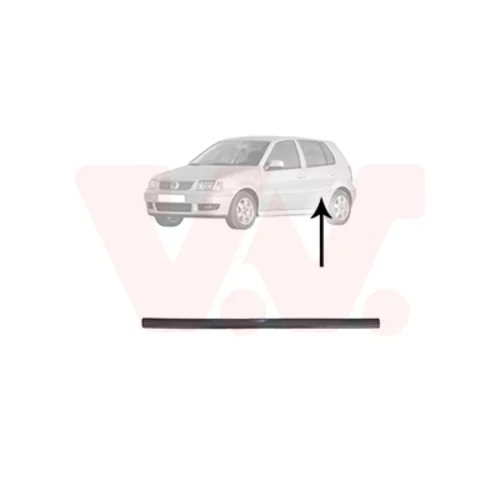 Ozdobná/ochranná lišta dverí VAN WEZEL 5825405