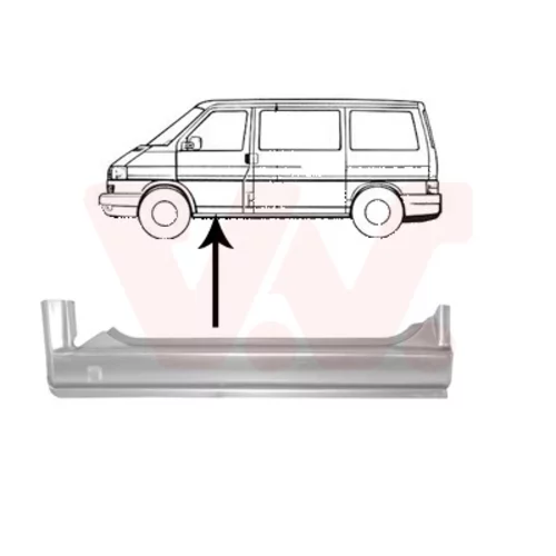 Nástupný plech VAN WEZEL 5874101