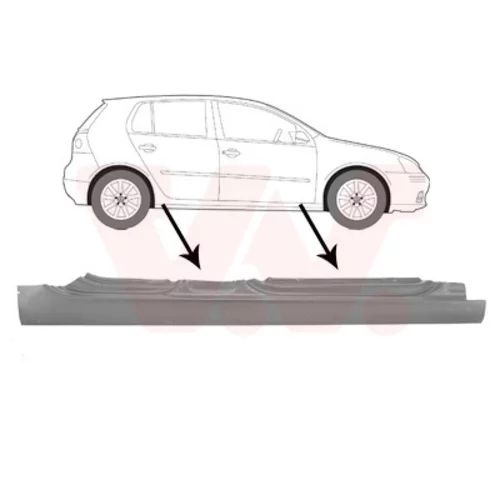 Nástupný plech VAN WEZEL 5894104