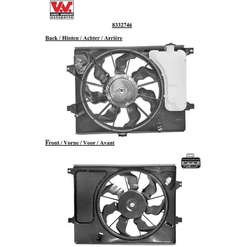 Ventilátor chladenia motora 8332746 (VAN WEZEL) - obr. 1