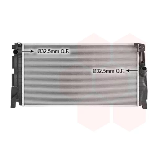 Chladič motora VAN WEZEL 06012774