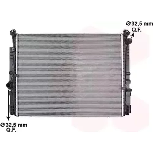 Chladič motora VAN WEZEL 06012786