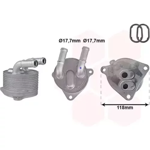Chladič oleja automatickej prevodovky VAN WEZEL 06013704