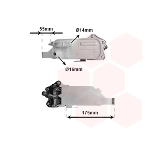 Chladič oleja automatickej prevodovky VAN WEZEL 06013740