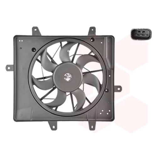 Ventilátor chladenia motora VAN WEZEL 0720747