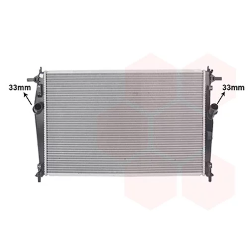 Chladič motora VAN WEZEL 27012716