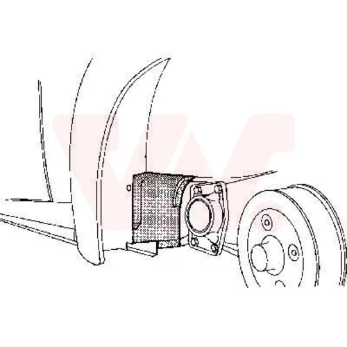 Podblatník VAN WEZEL 5801470