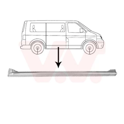 Nástupný plech VAN WEZEL 5896120