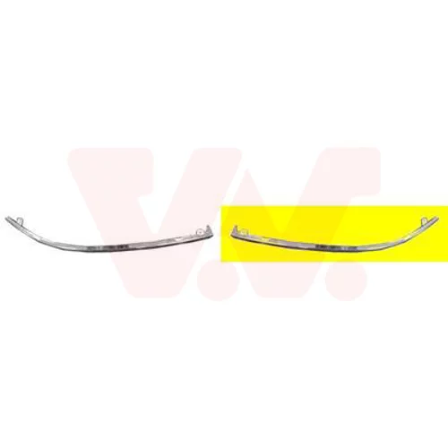 Ozdobná/ochranná lišta nárazníka VAN WEZEL 0315581