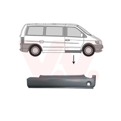 Nástupný plech VAN WEZEL 3078104