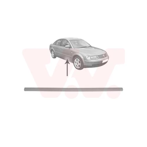 Ozdobná/ochranná lišta dverí VAN WEZEL 5836404