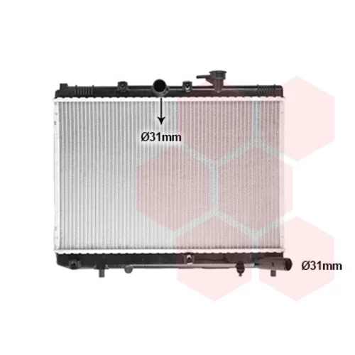 Chladič motora VAN WEZEL 83002050