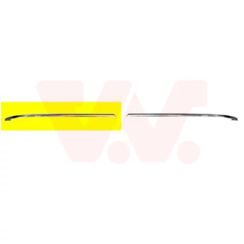 Ozdobná/ochranná lišta nárazníka VAN WEZEL 0317582