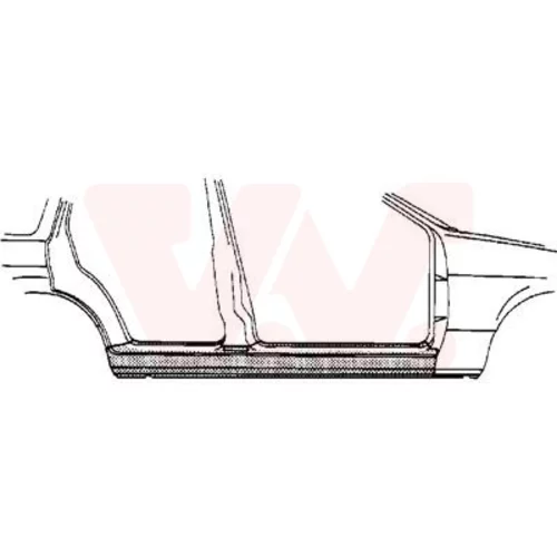 Nástupný plech VAN WEZEL 3776104