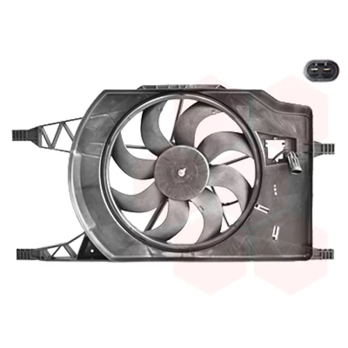 Ventilátor chladenia motora VAN WEZEL 4348746