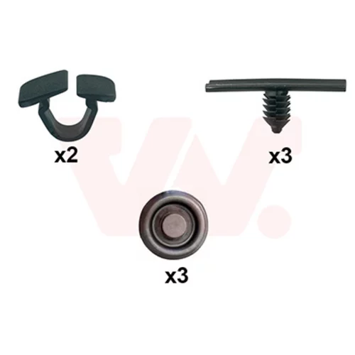Montážna sada pre kapotu motora VAN WEZEL 0374797