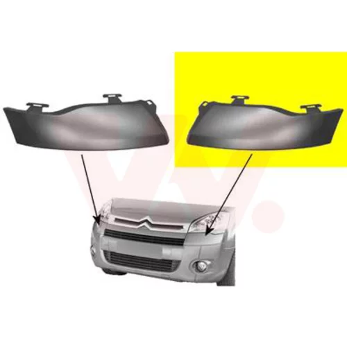 Lišta svetlometu VAN WEZEL 0905511