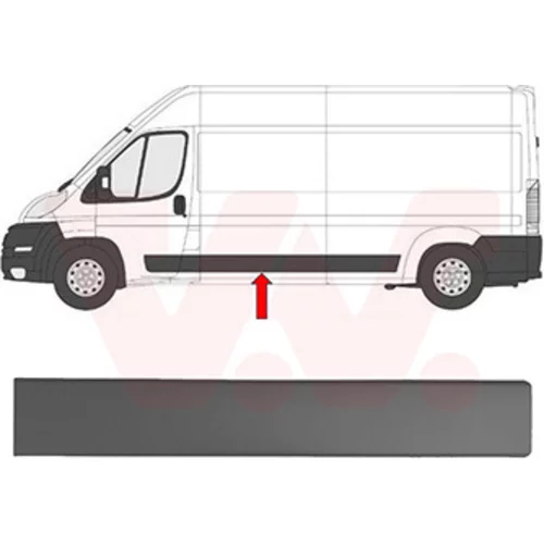 Ozdobná/ochranná lišta bočnej steny VAN WEZEL 0982409