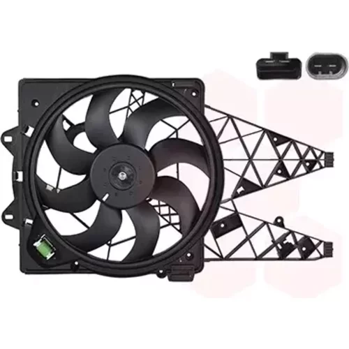 Ventilátor chladenia motora VAN WEZEL 1638747