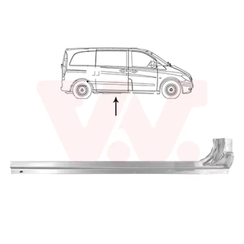 Nástupný plech 3081110 (VAN WEZEL)