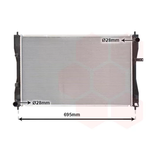 Chladič motora VAN WEZEL 32002174