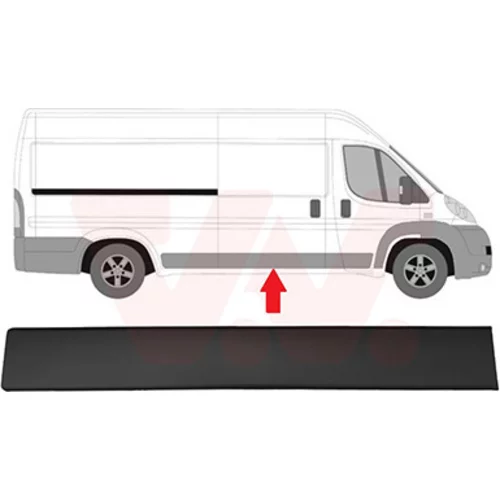 Ozdobná/ochranná lišta bočnej steny VAN WEZEL 4064408