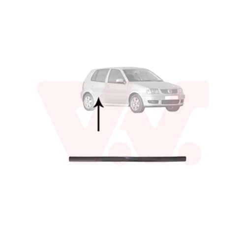 Ozdobná/ochranná lišta dverí VAN WEZEL 5825406