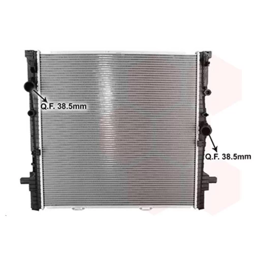 Chladič motora VAN WEZEL 06012764