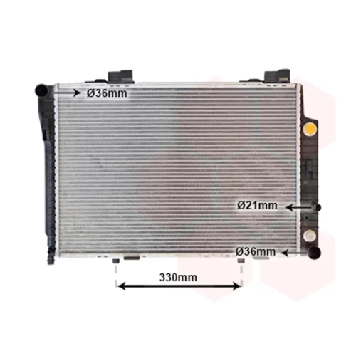 Chladič motora VAN WEZEL 30002147