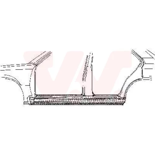 Nástupný plech VAN WEZEL 3760104
