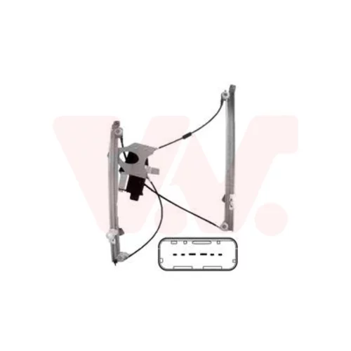 Mechanizmus zdvíhania okna VAN WEZEL 4332264