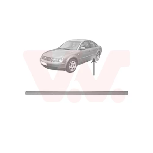 Ozdobná/ochranná lišta dverí VAN WEZEL 5836405