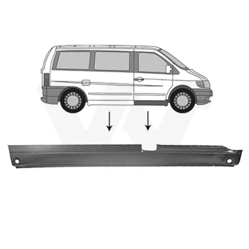 Nástupný plech VAN WEZEL 3078102