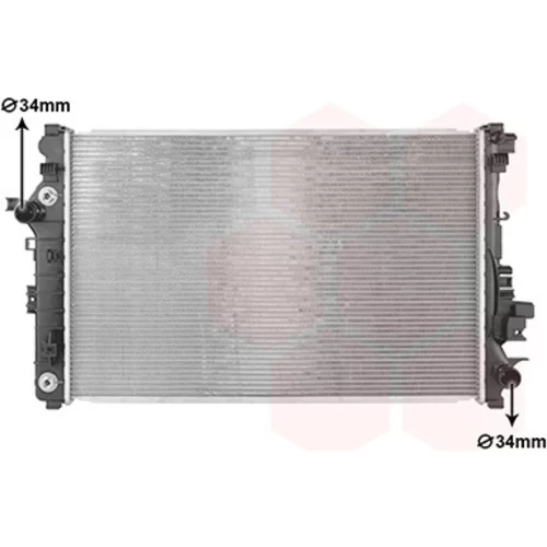 Chladič motora VAN WEZEL 37012724