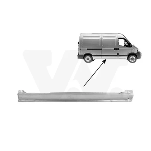 Nástupný plech VAN WEZEL 4391110