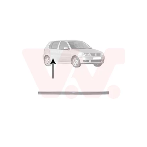 Ozdobná/ochranná lišta dverí VAN WEZEL 5825426