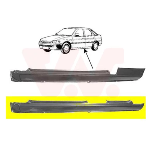 Nástupný plech VAN WEZEL 1854103