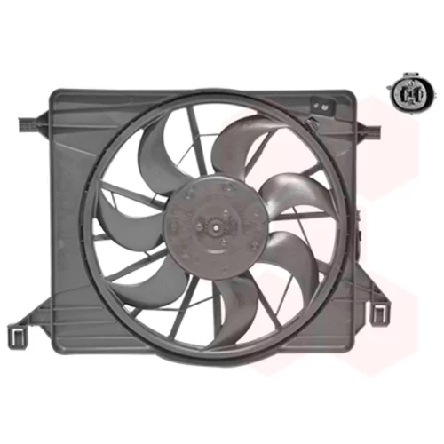 Ventilátor chladenia motora VAN WEZEL 1863746